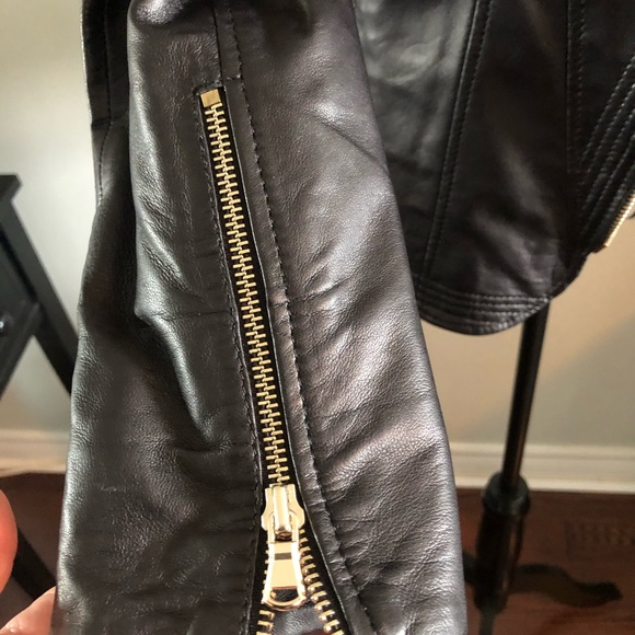 Leather Biker style jacket from Danier - Picture 3 of 5